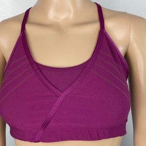 Nike Bra purple size small cross strap
